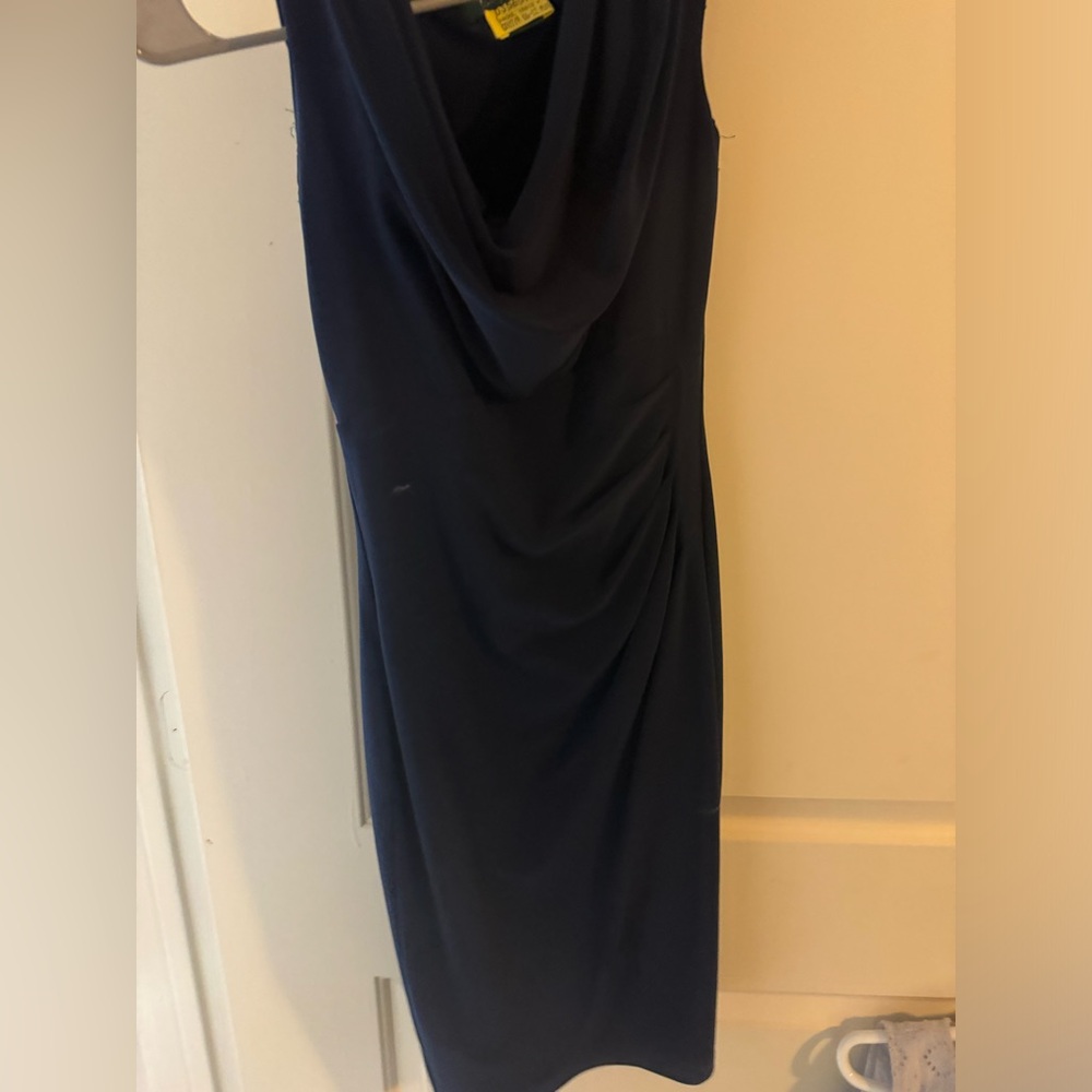 Ralph lauren formal navy dress